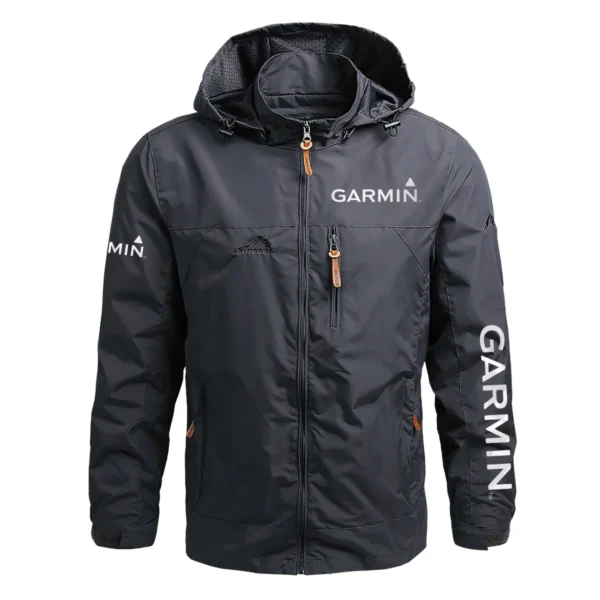 Garmin Exclusive Logo Waterproof Outdoor Jacket QTFS270425AU1GA - Gray