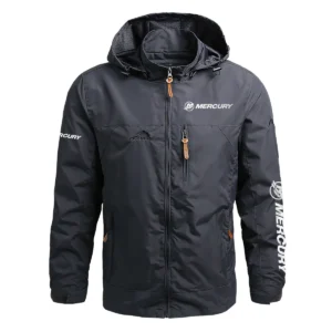 Mercury Marine Exclusive Logo Waterproof Outdoor Jacket QTFS270425AU1MCM - Gray