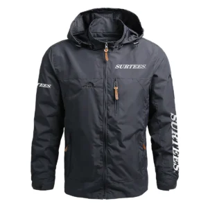 Surtees Exclusive Logo Waterproof Outdoor Jacket QTFS270425AU1SUB - Gray