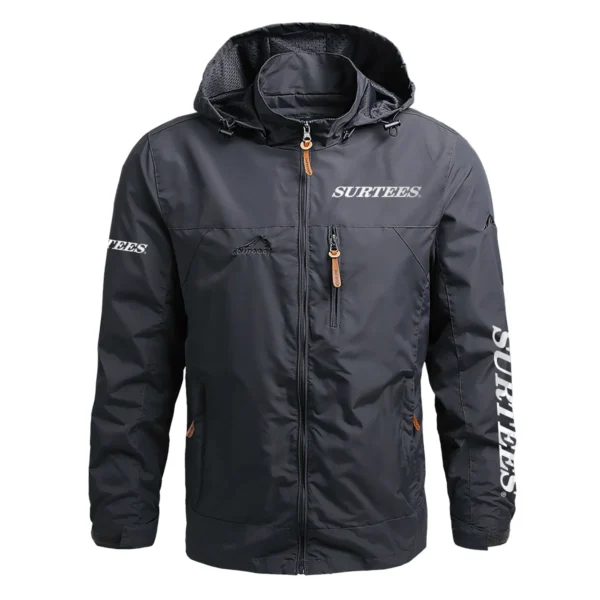 Surtees Exclusive Logo Waterproof Outdoor Jacket QTFS270425AU1SUB - Gray