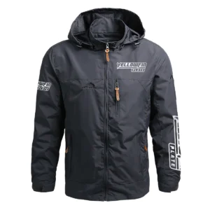 Yellowfin Plate Exclusive Logo Waterproof Outdoor Jacket QTFS270425AU1YPB - Gray