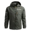 Bar Crusher Exclusive Logo Waterproof Outdoor Jacket QTFS270425AU1BCR - Army Green