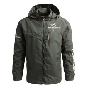 Formosa Marine Exclusive Logo Waterproof Outdoor Jacket QTFS270425AU1FOM - Army Green