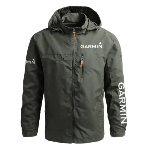 Garmin Exclusive Logo Waterproof Outdoor Jacket QTFS270425AU1GA - Army Green