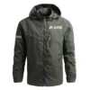 Haines Hunter Exclusive Logo Waterproof Outdoor Jacket QTFS270425AU1HHT - Army Green