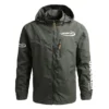 Hooker Boats Exclusive Logo Waterproof Outdoor Jacket QTFS270425AU1HOO - Army Green