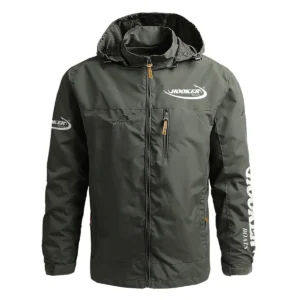 Hooker Boats Exclusive Logo Waterproof Outdoor Jacket QTFS270425AU1HOO - Army Green