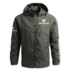Minn Kota Exclusive Logo Waterproof Outdoor Jacket QTFS270425AU1MNK - Army Green