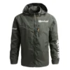 Revival Boats Exclusive Logo Waterproof Outdoor Jacket QTFS270425AU1RVB - Army Green