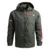 Stacer Exclusive Logo Waterproof Outdoor Jacket QTFS270425AU1STC - Army Green