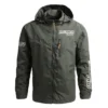 Yellowfin Plate Exclusive Logo Waterproof Outdoor Jacket QTFS270425AU1YPB - Army Green