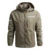 Surtees Exclusive Logo Waterproof Outdoor Jacket QTFS270425AU1SUB - Khaki