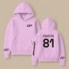 Oscar Piastri McLaren F1 Fashion Clothing For Racing Fans Unisex Hoodie BLOP25425 - Light Pink