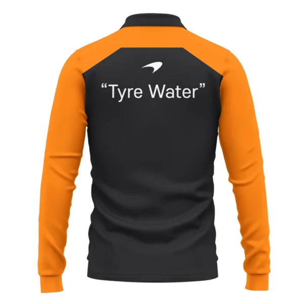 Tyre Water McLaren F1 Long Polo Shirt All Over Prints BLF115525A1LPL - Image 3