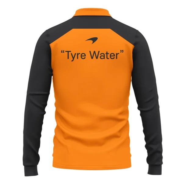 Tyre Water McLaren F1 Long Polo Shirt All Over Prints BLF115525A2LPL - Image 3