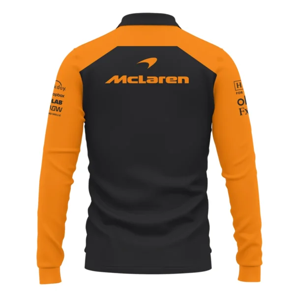McLaren Formula One Exclusive Logo Long Polo Shirt BLF1290325A6MCLLPL - Image 3