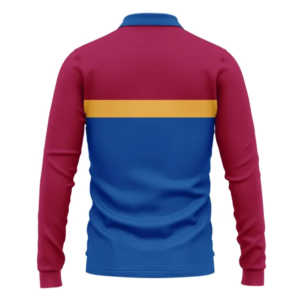 Brisbane Lions Australian Football League Exclusive Logo Long Polo Shirt HOAFL140525A01BLLPL - Image 2