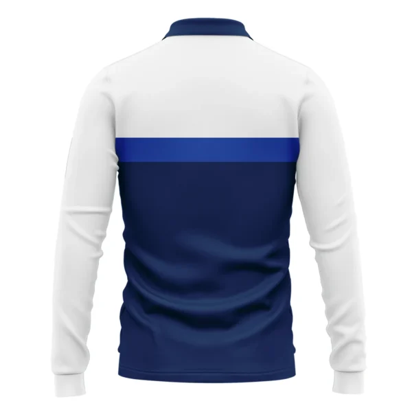 Geelong Cats Australian Football League Exclusive Logo Long Polo Shirt HOAFL140525A01GEELLPL - Image 2