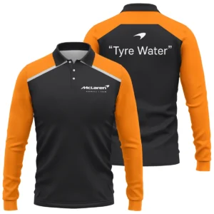 Tyre Water McLaren F1 Long Polo Shirt All Over Prints BLF115525A1LPL