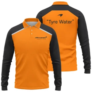 Tyre Water McLaren F1 Long Polo Shirt All Over Prints BLF115525A2LPL