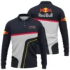 Red Bull Racing F1 Long Polo Shirt All Over Prints BLRBR10525A3LPL