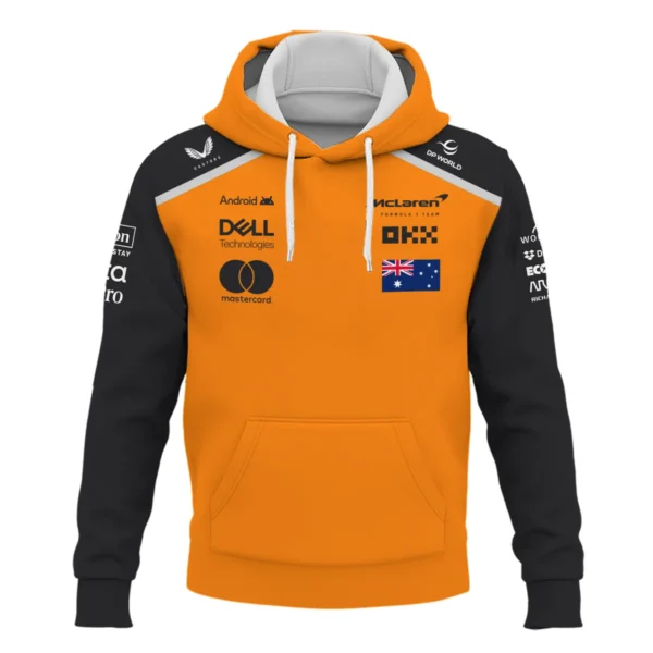 Oscar Piastri McLaren Formula One Exclusive Logo Hoodie BLF1290325A3MCLHD - Image 2