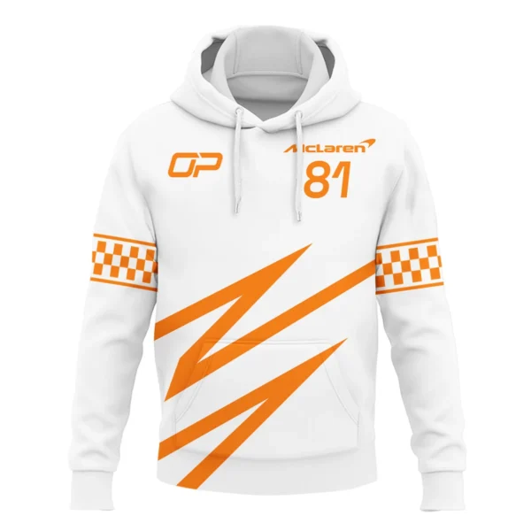 Oscar Piastri McLaren F1 Exclusive Logo Hoodie BLOP10425A4HD - Image 2