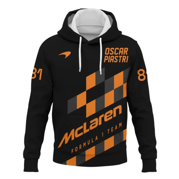 Oscar Piastri McLaren F1 Exclusive Logo Hoodie BLOP10425A6HD - Image 2