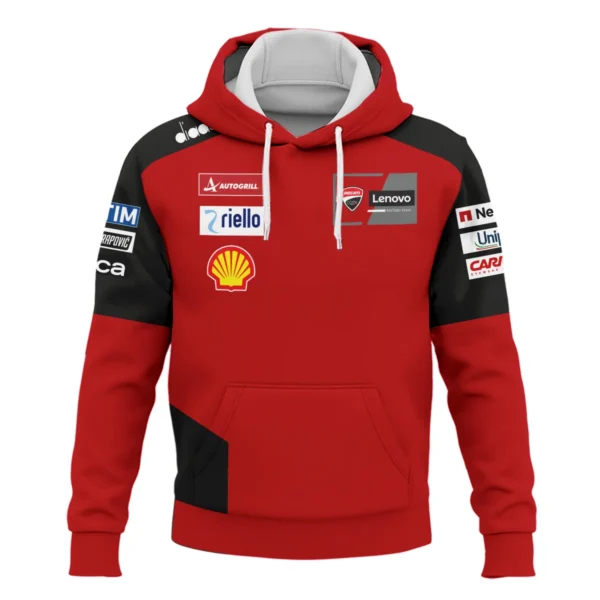 Marc Márquez Ducati Lenovo Team Exclusive Logo Hoodie QTMTGP140525A2-HD - Image 2