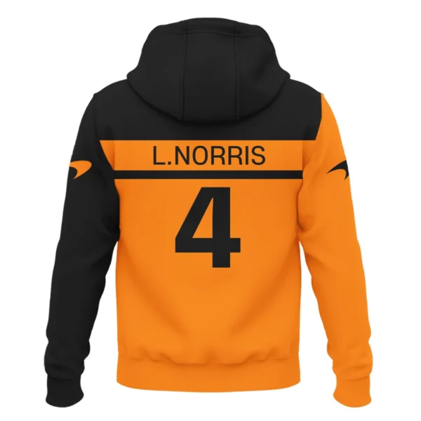Lando Norris McLaren F1 Exclusive Logo Hoodie BLMCL5525A2HD - Image 3