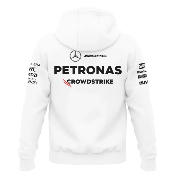 2025 Team Mercedes-AMG Petronas F1 Exclusive Logo Hoodie BLMER6525A2HD - Image 3