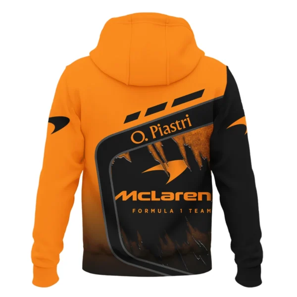 Oscar Piastri McLaren F1 Exclusive Logo Hoodie BLOP3425A1HD - Image 3