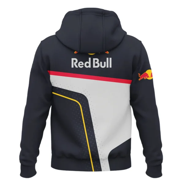 Red Bull Racing F1 Exclusive Logo Zipper Hoodie BLRBR10525A3ZHD - Image 3