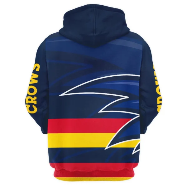 Adelaide Crows Australian Football League Exclusive Logo Hoodie HOAFL130525A02ADELHD - Image 2