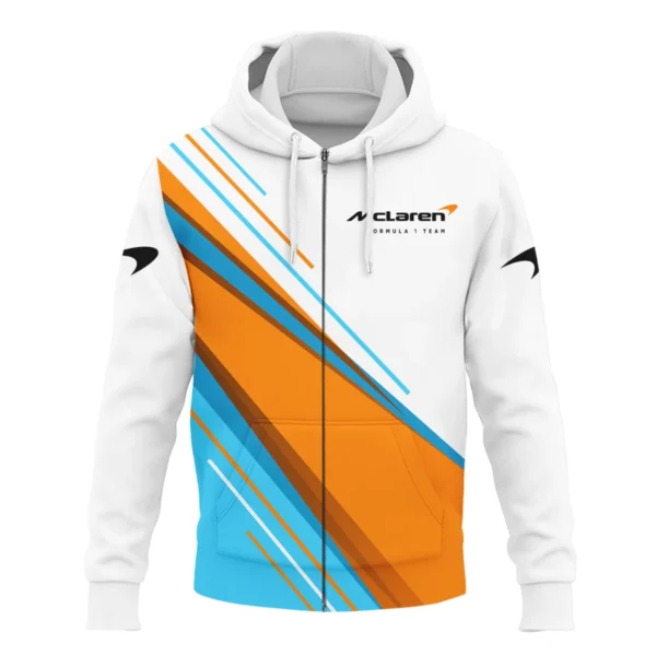 McLaren F1 Exclusive Logo Zipper Hoodie BLMCL3525A1ZHD - Image 2