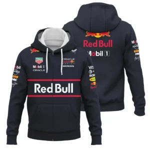 Red Bull Racing F1 Exclusive Logo Zipper Hoodie BLRBR10525A2ZHD
