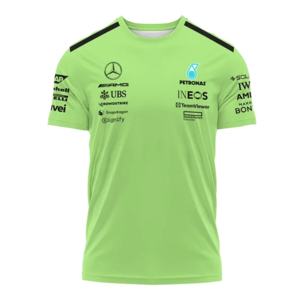 Mercedes-AMG Petronas F1 T-Shirt All Over Prints BLMER6525A4TS - Image 2