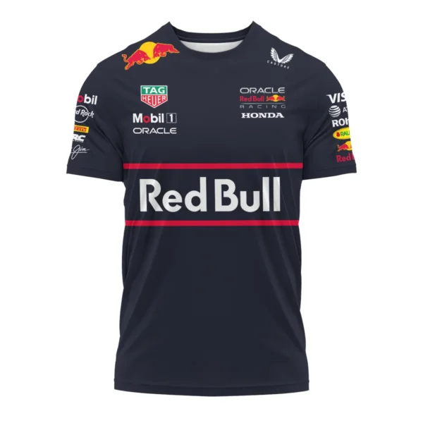 Red Bull Racing F1 T-Shirt All Over Prints BLRBR10525A2TS - Image 2