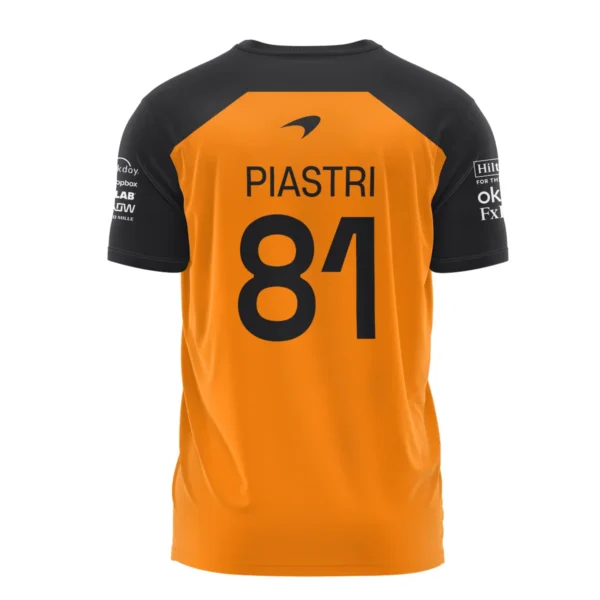 Oscar Piastri McLaren Formula One Exclusive Logo T-Shirt BLF1290325A3MCLTS - Image 3