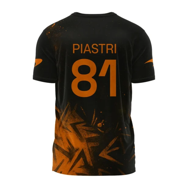 Oscar Piastri McLaren F1 T-Shirt All Over Prints BLMCL3525A3OPTS - Image 3