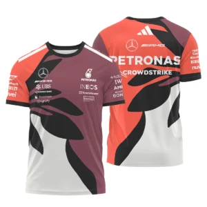 2025 Miami Floral Mercedes-AMG Petronas F1 T-Shirt All Over Prints BLMER6525A3TS