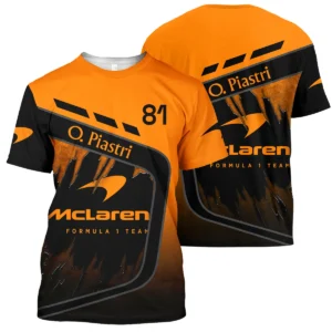 Oscar Piastri McLaren F1 T-Shirt All Over Prints BLOP3425A1TS