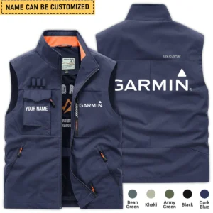 Garmin Fishing AU Exclusive Logo Outdoor Sleeveless Vest HOFS140525A01GA - DarkBlue