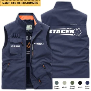 Stacer Fishing AU Exclusive Logo Outdoor Sleeveless Vest HOFS140525A01STC - DarkBlue