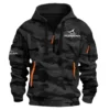 Formosa Marine Fishing AU Exclusive Logo Hoodie Half Zipper HOFS080525AU1FOM - Black