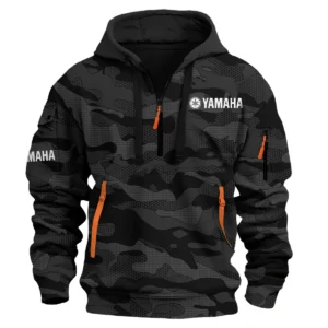 Yamaha Marine Fishing AU Exclusive Logo Hoodie Half Zipper HOFS080525AU1YMM - Black