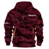 Camero Fishing AU Exclusive Logo Hoodie Half Zipper HOFS080525AU1CMR - Burgundy
