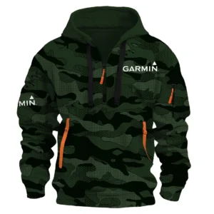 Garmin Fishing AU Exclusive Logo Hoodie Half Zipper HOFS080525AU1GA - Dark Green