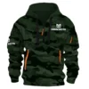 Minn Kota Fishing AU Exclusive Logo Hoodie Half Zipper HOFS080525AU1MNK - Dark Green