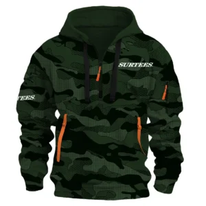 Surtees Fishing AU Exclusive Logo Hoodie Half Zipper HOFS080525AU1SUB - Dark Green